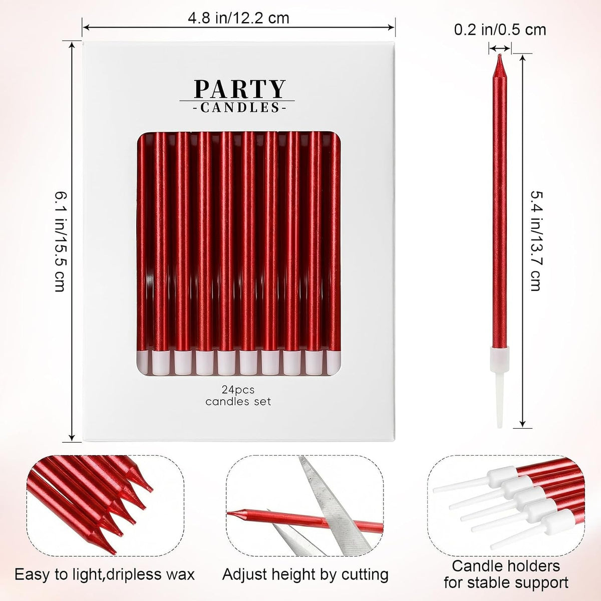 24-count-long-thin-birthday-candles-tall-red-candles-cake-toppers-cake-candles-party-supplies-birthday-decorations