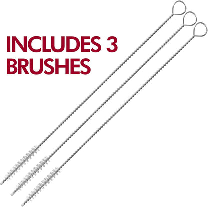 20 Oz Cereal Bowls with Built-In Straws (6-Pack) for Kids & Toddlers | Bpa-Free Reusable Plastic Bowls for Children, Cereal, Soup, Oatmeal, Snacks, Dishwasher & Microwave Safe, 3 Cleaning Brushes3