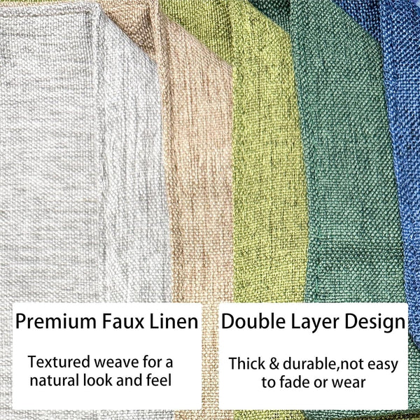 Burlap Cloth Linen Placemats Set of 4 Heat Resistant for Kitchen 12X18 Inch6