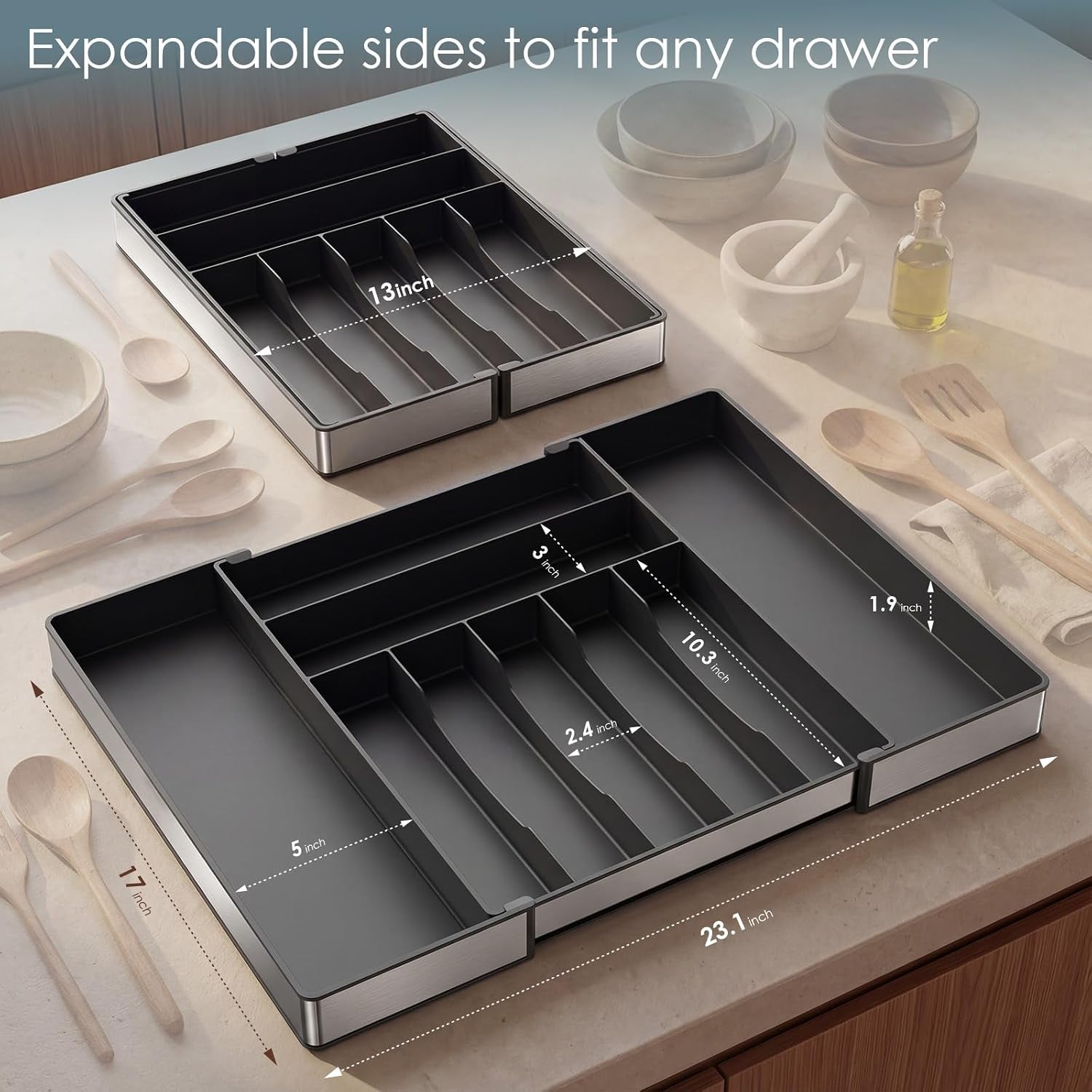 silverware-drawer-organizer-9-slots-expandable-kitchen-drawer-organizer