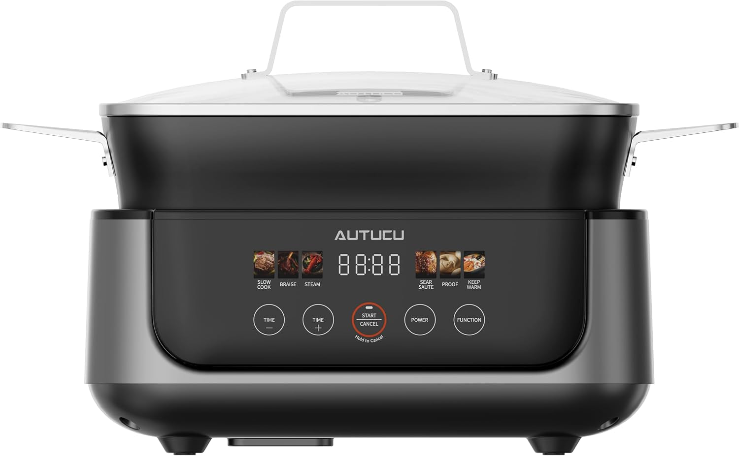 slow-cooker-7-quart-programmable-multi-cooker-pfoa-free-ceramic-coating-steamer-sear-saute-warm-function-includes-silicone-spoon