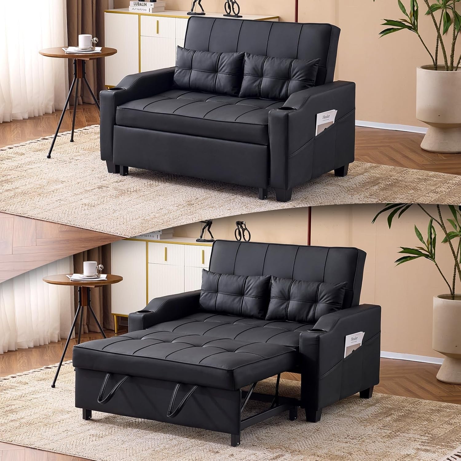 convertible-loveseat-sleeper-sofa-bed-pullout-couch-for-living-room