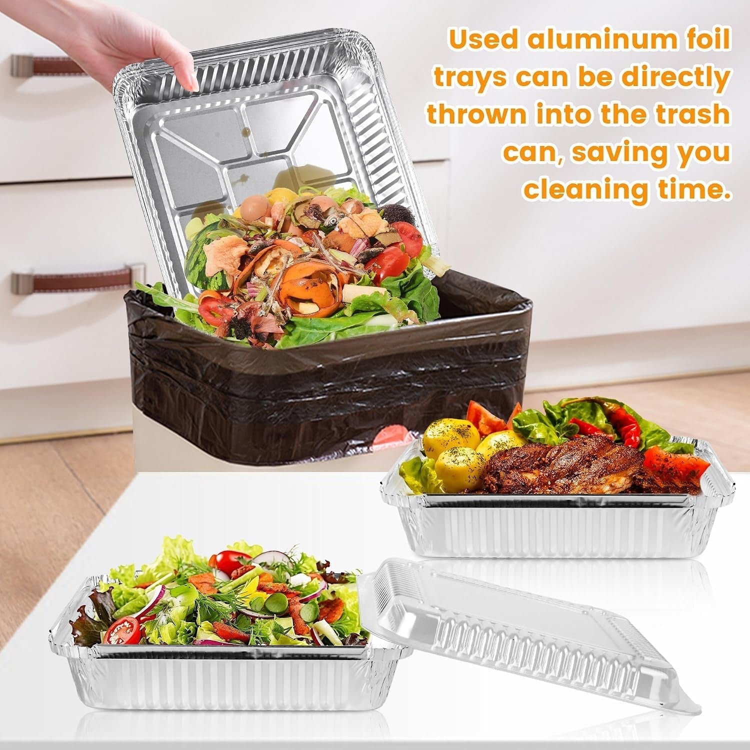 40-pack-8x8-inch-aluminum-pans-with-clear-plastic-lids-square-baking-cake-pans-foil-pans-with-lids-disposable-food-containers-great-for-cooking-heating-storing-prepping-food