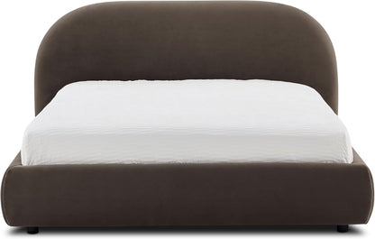 POLY & BARK Genoa King Size Bed – Modern King Bed Frame with Upholstered Headboard, Contemporary Bedroom Furniture, Premium Construction, and Timeless Design2