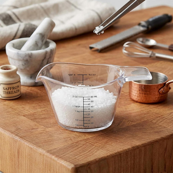 Small Plastic Liquid Measuring Cup for Kitchen and DIY with Tsp/Tbsp/Oz/Ml9