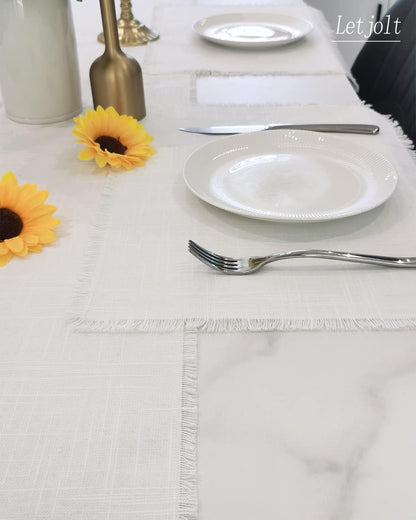 White Placemats Set of 44