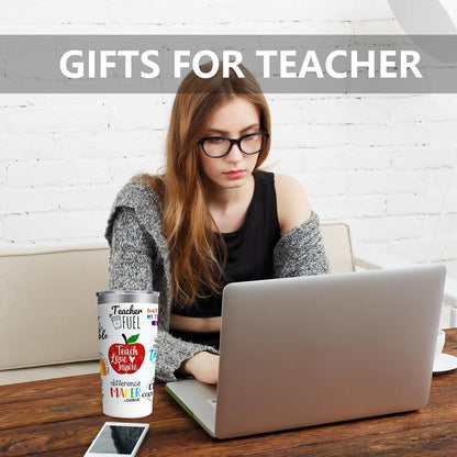 Teacher Gifts,Teacher Appreciation Gifts,Teachers Christmas Birthday Gift from Students,Back to School Gift for Women,20Oz Stainless Steel Tumbler Cup3
