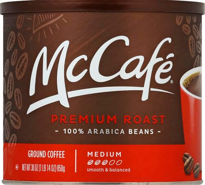 Premium Roast, Medium Roast Ground Coffee, 30 Oz Canister4