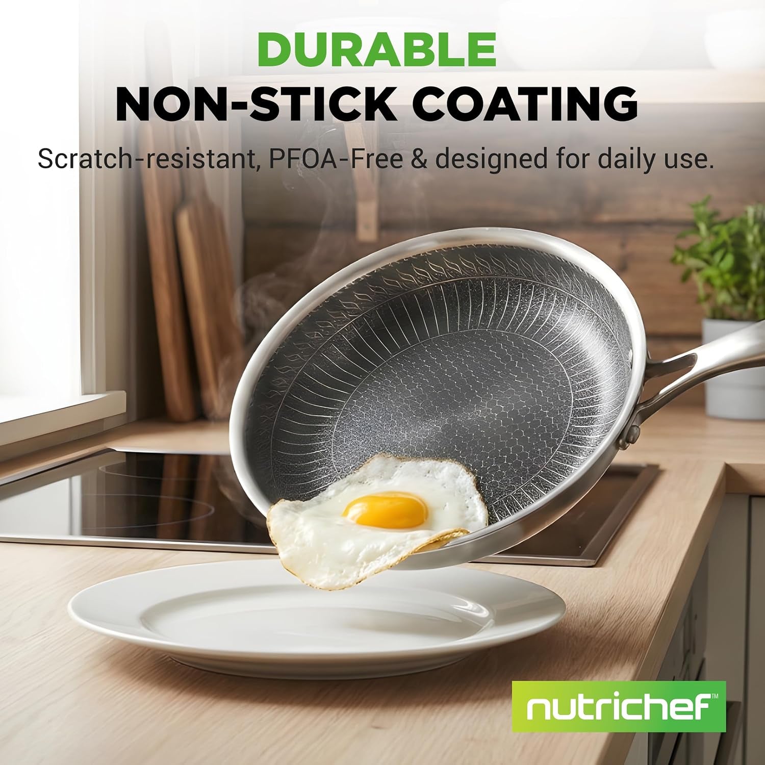 7-piece-tri-ply-stainless-steel-frying-pan-set-wok-nonstick-induction-compatible-oven-safe-scratch-resistant-dishwasher-safe