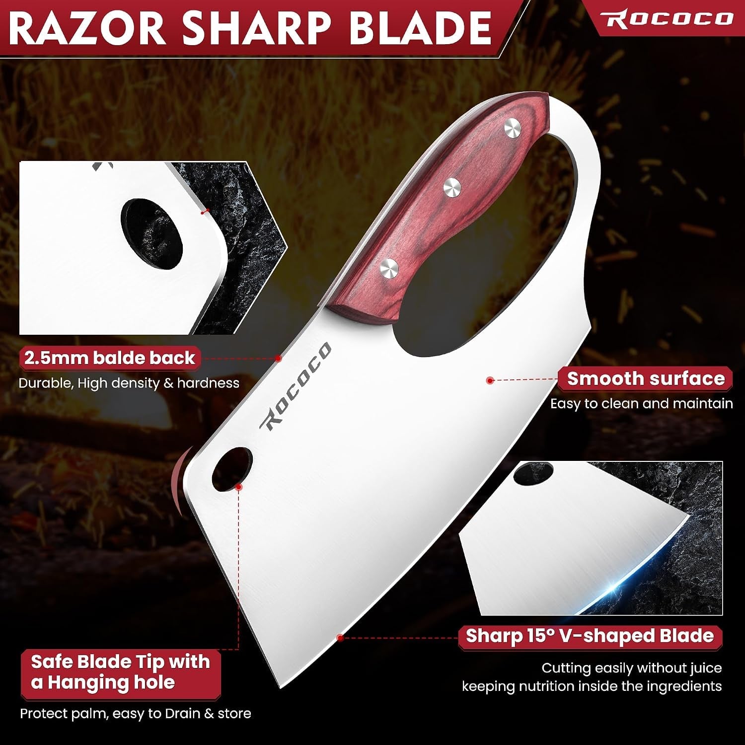effort-saving-meat-cleaver-red-wood-easy-handle-chef-knife