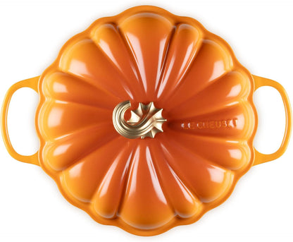 Le Creuset Enameled Cast Iron Signature Pumpkin Braiser, 2.75 Qt.,Persimmon2