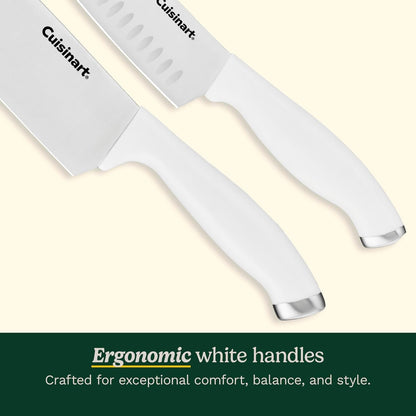 Block Knife Set, 12Pc Cutlery Knife Set with Steel Blades for Precise Cutting, Lightweight, Stainless Steel, Durable & Dishwasher Safe, C77SSW-12P4
