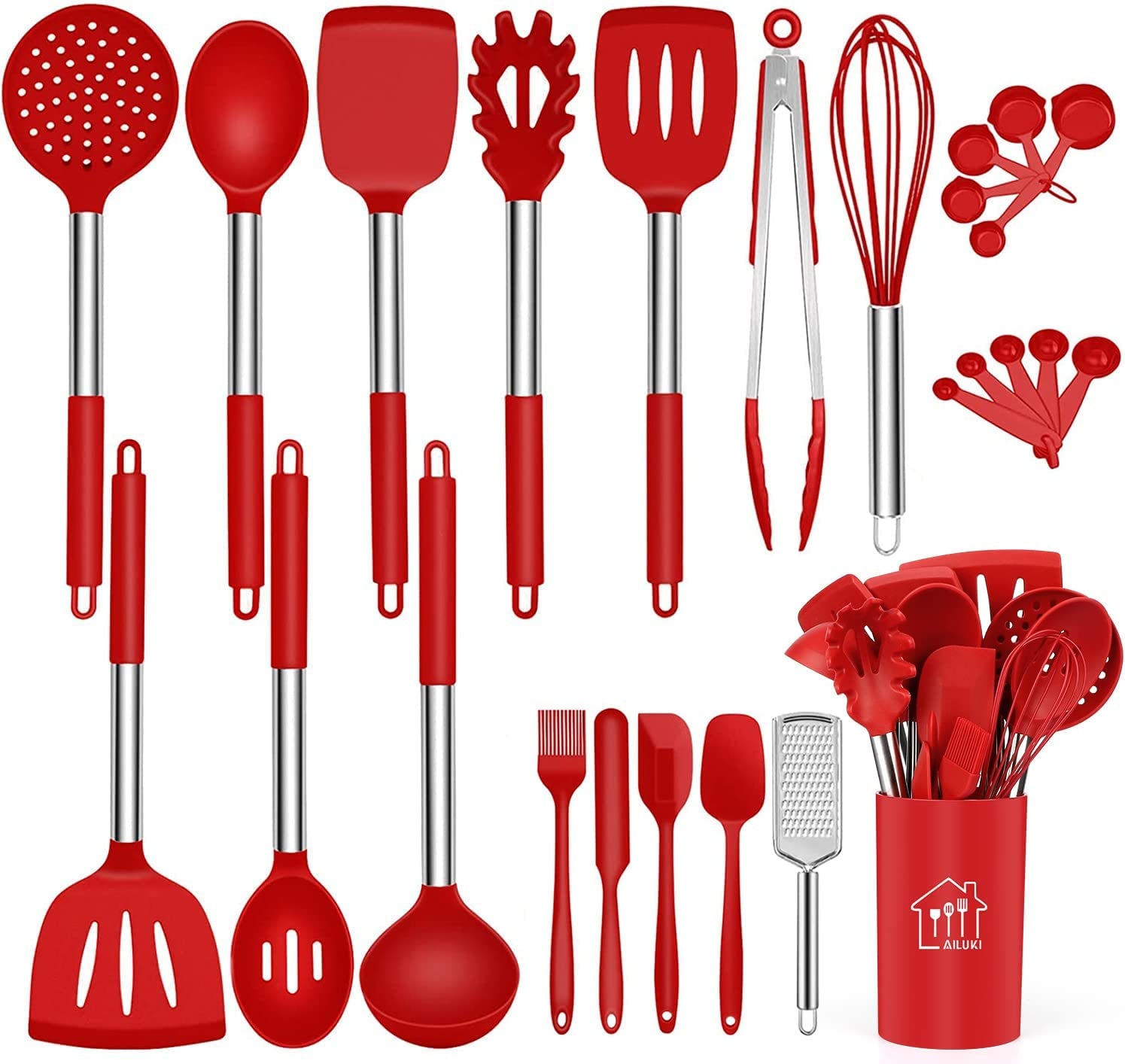26-pcs-kitchen-silicone-cooking-utensils-set-red-kitchen-decor