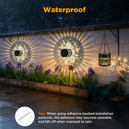 4 Pack Solar Fence Lights Outdoor, Metal Solar Powered Wall Deck Step Light4