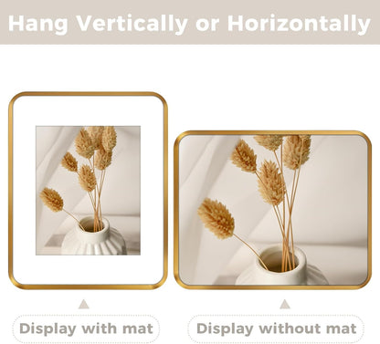 11X14 Bronze Aluminum Picture Frame Mat for 8X106