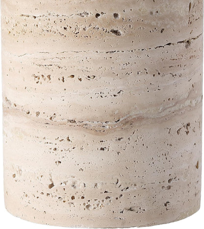 SAFAVIEH Couture Lighting Collection Rynetta Light Brown/White 24-Inch Dimmable Table Lamp for Bedroom Living Room Home Office Desk Nightstand (LED Bulb Included)4