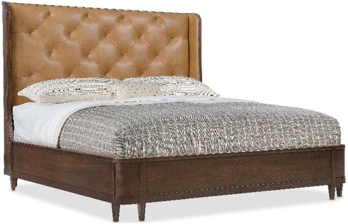 hooker-archives-king-leather-bed-with-a-light-brown-leather-headboard
