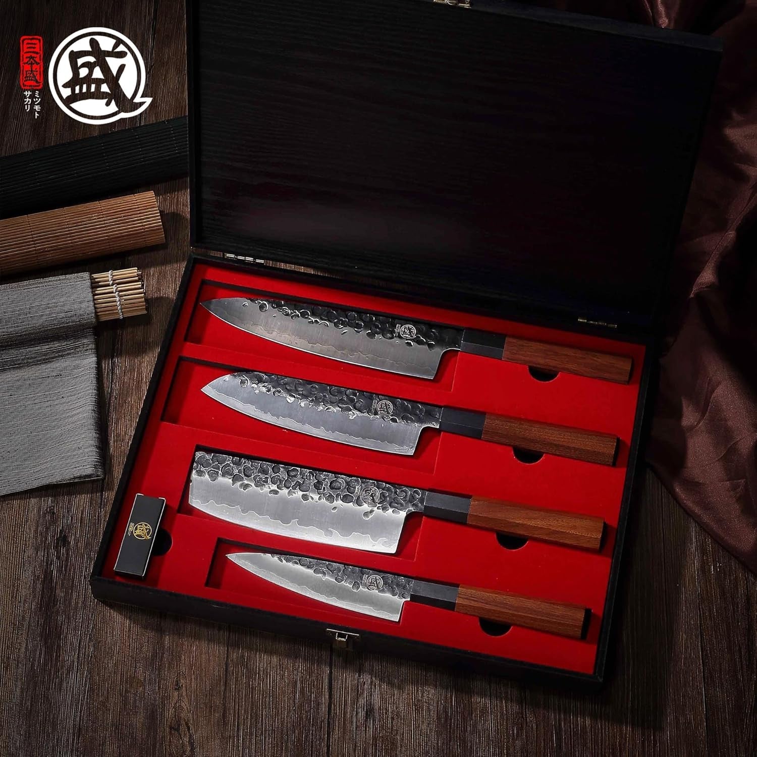4-piece-japanese-chef-knife-set-san-mai-9cr18mov