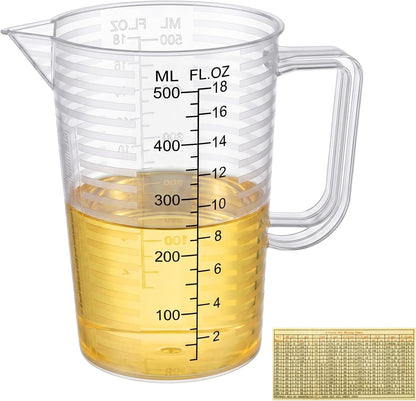 2 Stroke Oil Measuring Cup, 16Oz with Ratio Chart, Oil and Fuel Mixing1