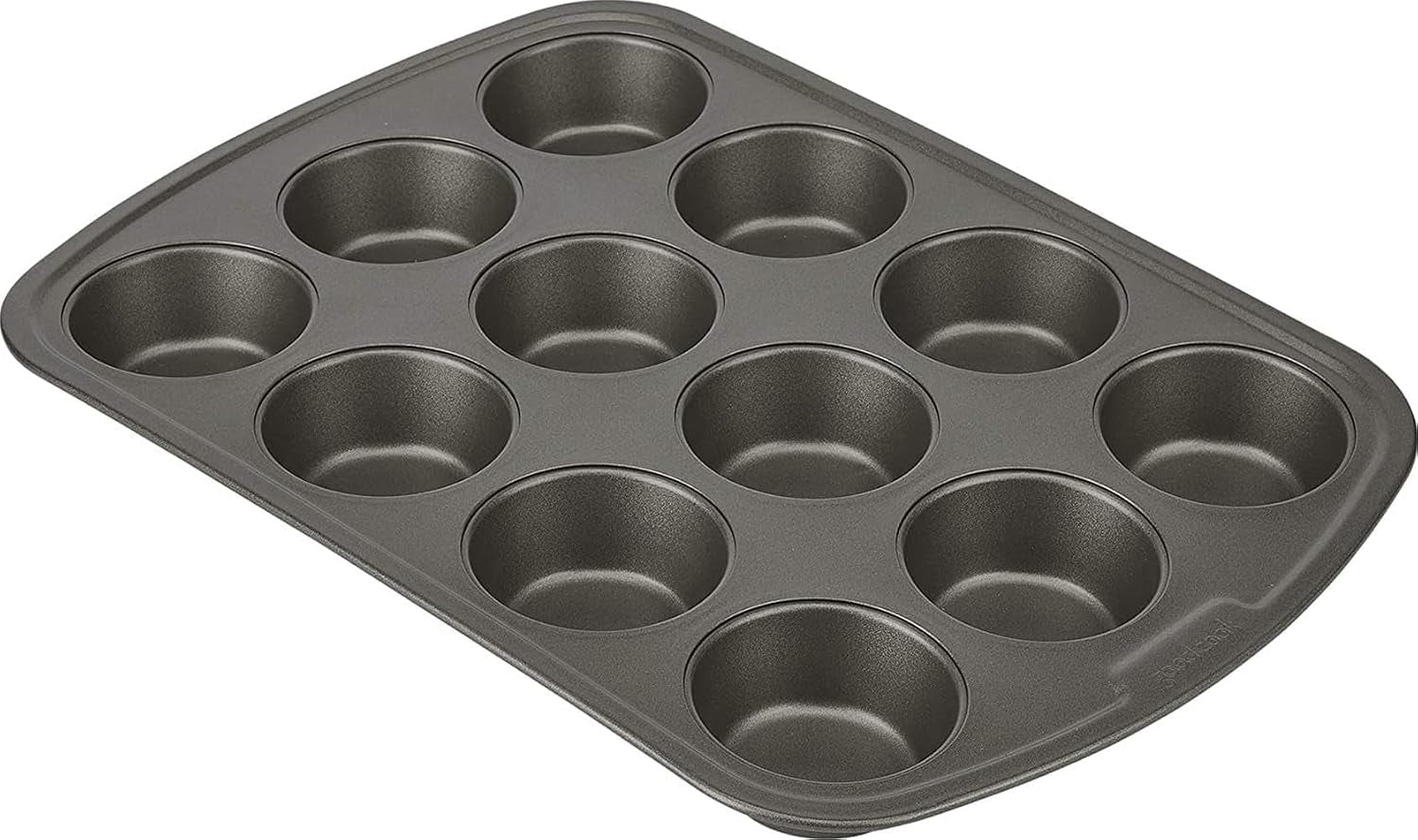everyday-nonstick-steel-muffin-pan-12-cup-gray