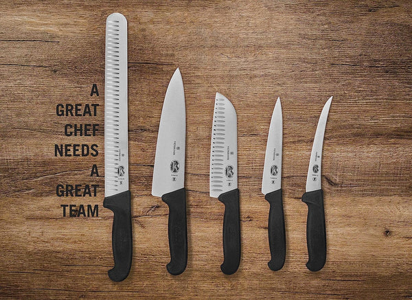 Victorinox Cutlery 6-Inch Semi-Stiff Boning Knife, Curved Blade, White Fibrox Handle6
