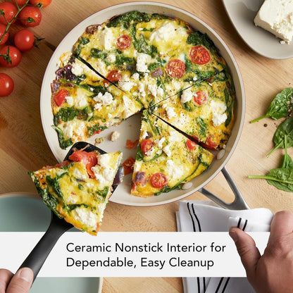 Kitchenaid Hard Anodized Ceramic 9-Piece Nonstick Cookware Set – Includes Fry Pans, Saucepan, Stockpot, Durable, Even Heating, Oven Safe to 500°F, Empire Red4