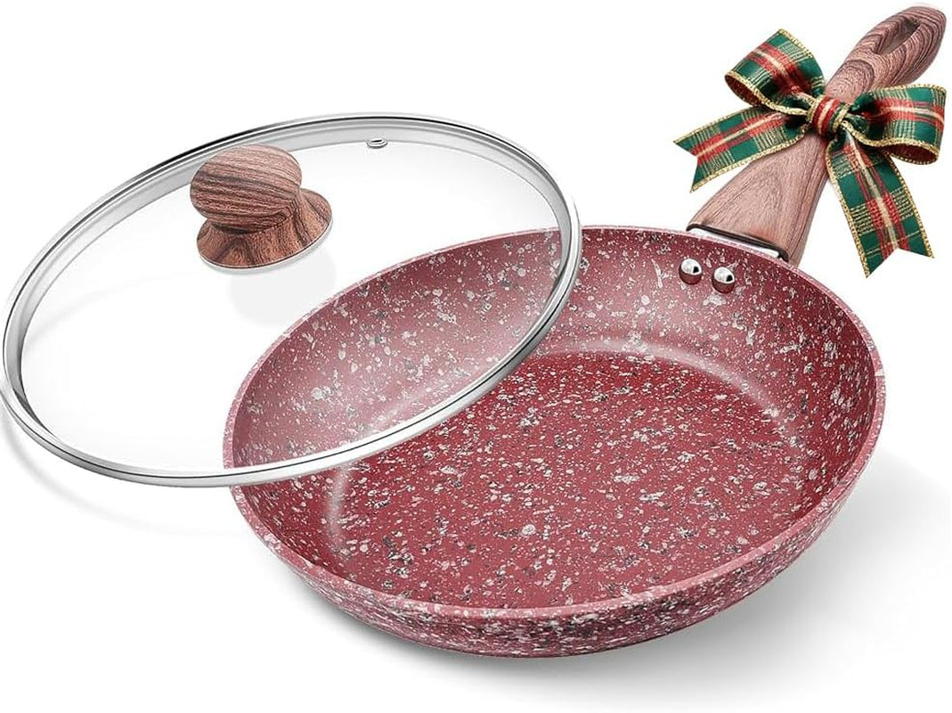 12-red-granite-non-stick-frying-pan-with-lid-classic-pans-with-non-toxic-nonstick-coating-aluminum-skillet-with-heat-resistant-bakelite-handle-induction-compatible-frying-pan