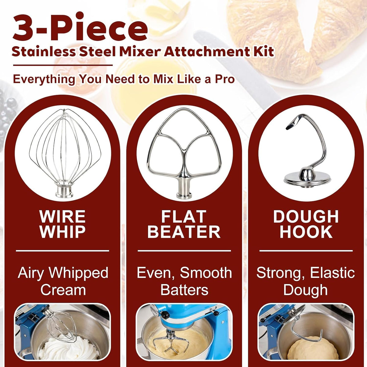3-piece-stainless-steel-mixer-attachment-kit-for-kitchenaid-4-5-and-5-qt-tilt-head-stand-mixers-includes-k45ww-wire-whip-dough-hook-k45b-flat-beater-dishwasher-safe