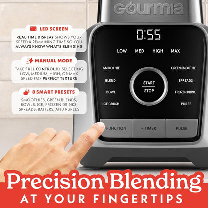Countertop Blender – 8 Blend Programs, 4 Speeds, Pulse and Manual Mode, 56Oz Pitcher, Digital Display with Integrated Timer, Round-Plated Tamper, Dishwasher-Safe Parts5