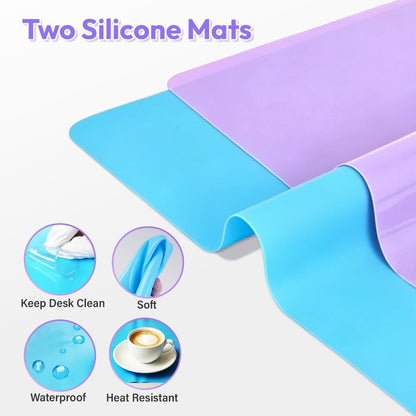 Silicone Measuring Cups Kit for Epoxy Resin 250&100Ml Mixing Cups3