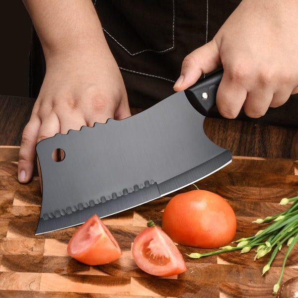 Meat Cleaver,Cleaver Knife, Butcher Knife Stainless Steel Bone Chopping Knife Meat Vegetables Slicing Cleaver High Hardness Kitchen Chef Knife, Zengjianhong51214