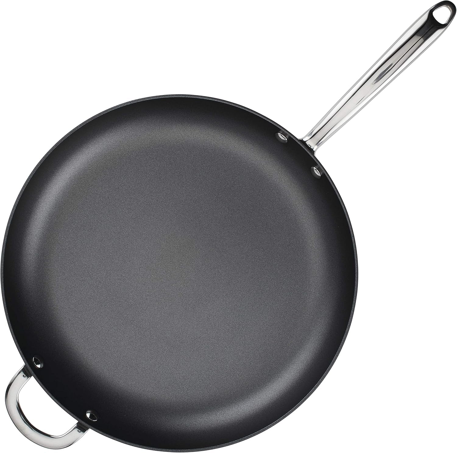 80089-professional-hard-anodized-nonstick-frying-fry-pan-skillet-with-helper-handle-14-inch-gray
