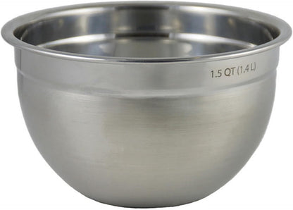 , Bowl Mixing Stainless Steel 1.5 Quart1