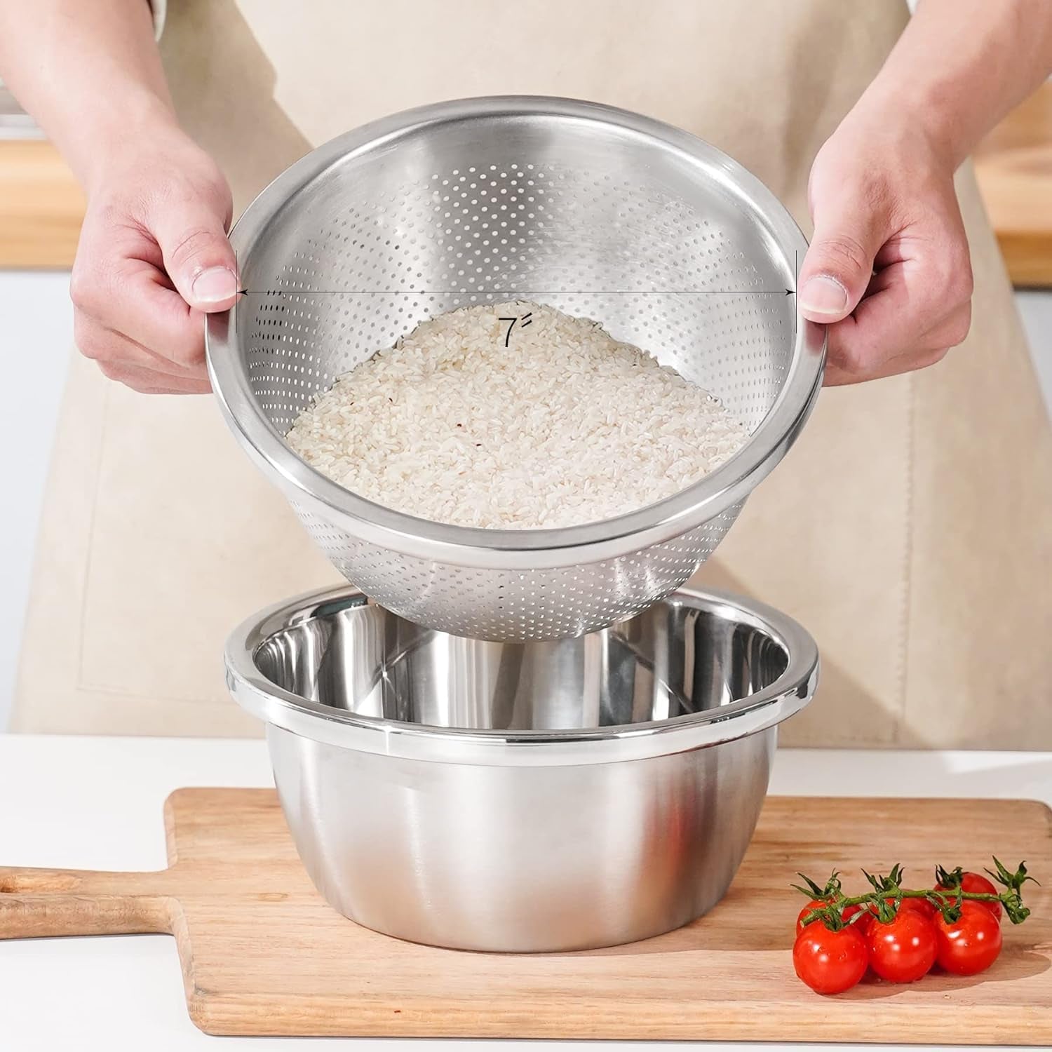 304-stainless-steel-colander-2qt-microporous-colander-mixing-bowl-for-kitchen-cooking-rice-strainer-with-washing-bowl-for-pasta-straining-fruit-washing-vegetable-draining2pcs