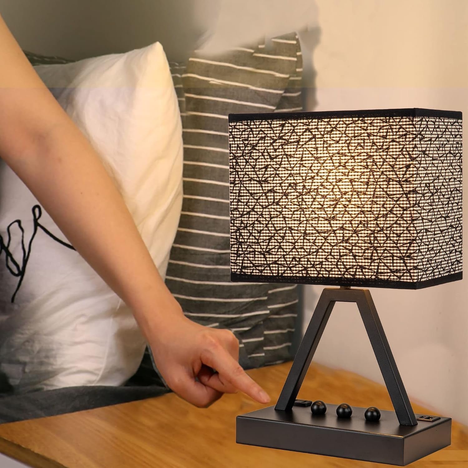 touch-control-table-lamp-3-way-dimmable-desk-lamp-with-usb-c-a-and-ac-outlet-bedside-lamp-with-phone-stands-for-bedroom-living-room-office-led-bulb-included-black-shade