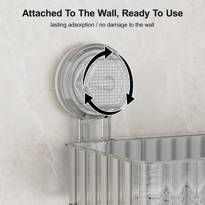 Adhesive Shower Caddy Suction Cup,Bathroom Organizers and Storage Shelves4