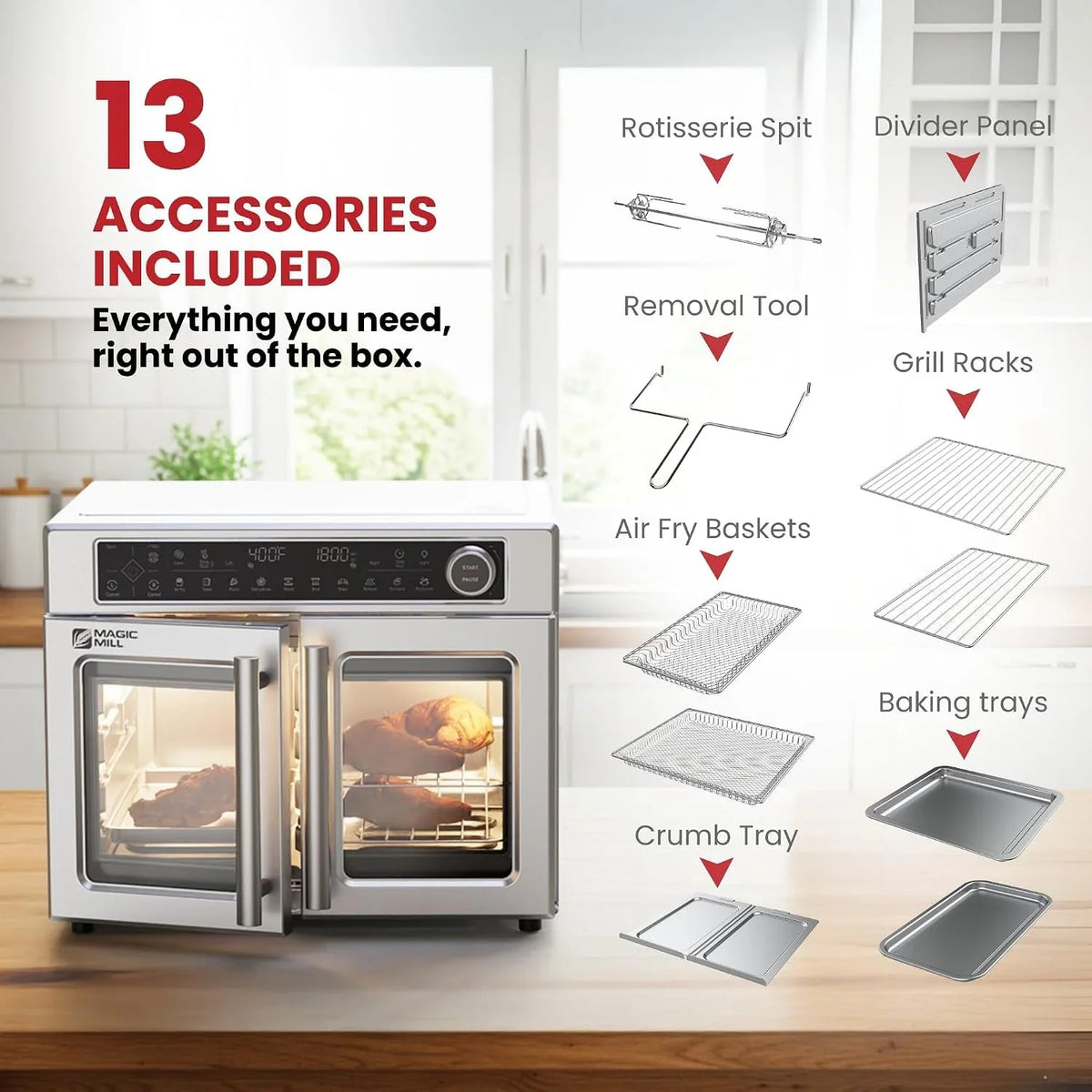 ultra-premium-dual-zone-stainless-steel-air-fryer-toaster-oven-combo-extra-large-32qt-french-door-convection-oven-with-next-gen-patent-technology-13-accessories-rotisserie-sync-finish