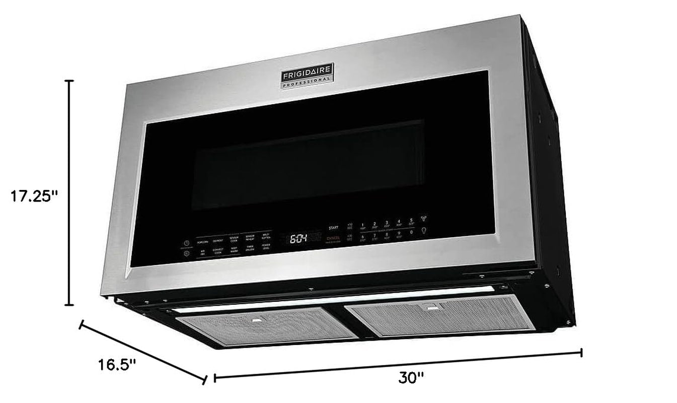 professional-30-in-1-9-cu-ft-over-the-range-microwave-in-stainless-steel-with-vent-and-air-fry