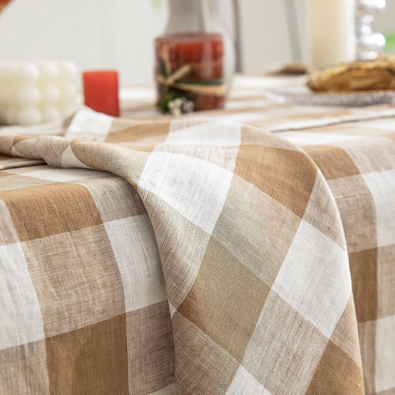 100-yarn-dyed-linen-rectangle-tablecloths-60x120inches-for-dining-buffet-parties-picnic-events-and-restaurants-decorative-halloween-thanksgiving-machine-washable-tablecloths-brown-plaid