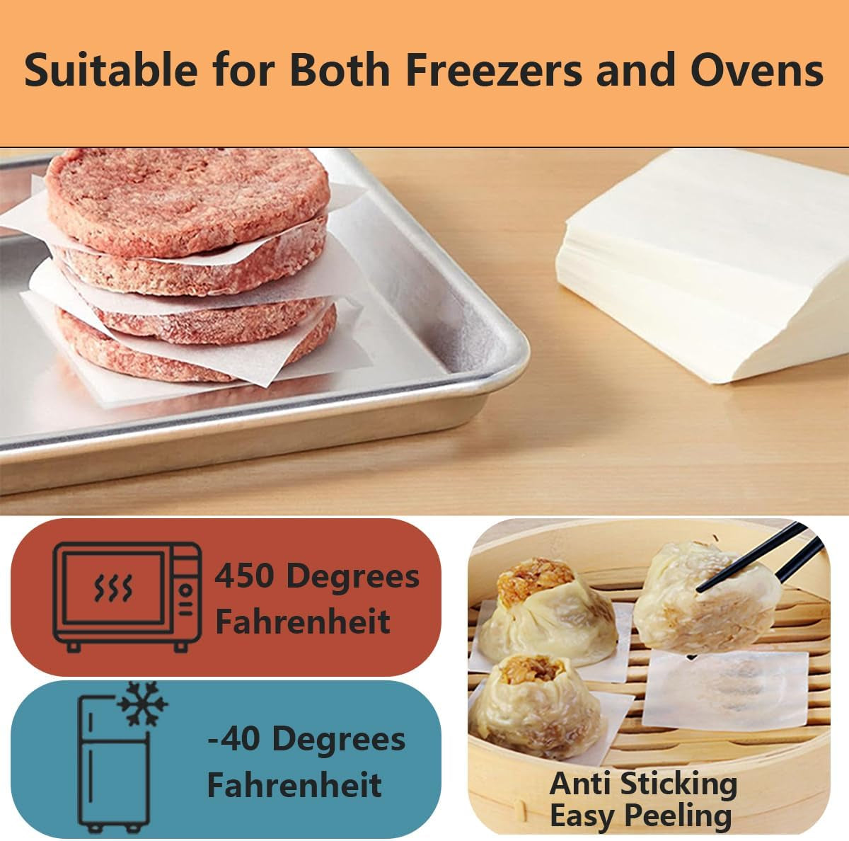 100pcs-6-x-6-unbleached-parchment-paper-burger-patty-paper-non-stick-squares-wax-paper-sheets-for-seperating-patty-cookies-baking-wrapping-candies