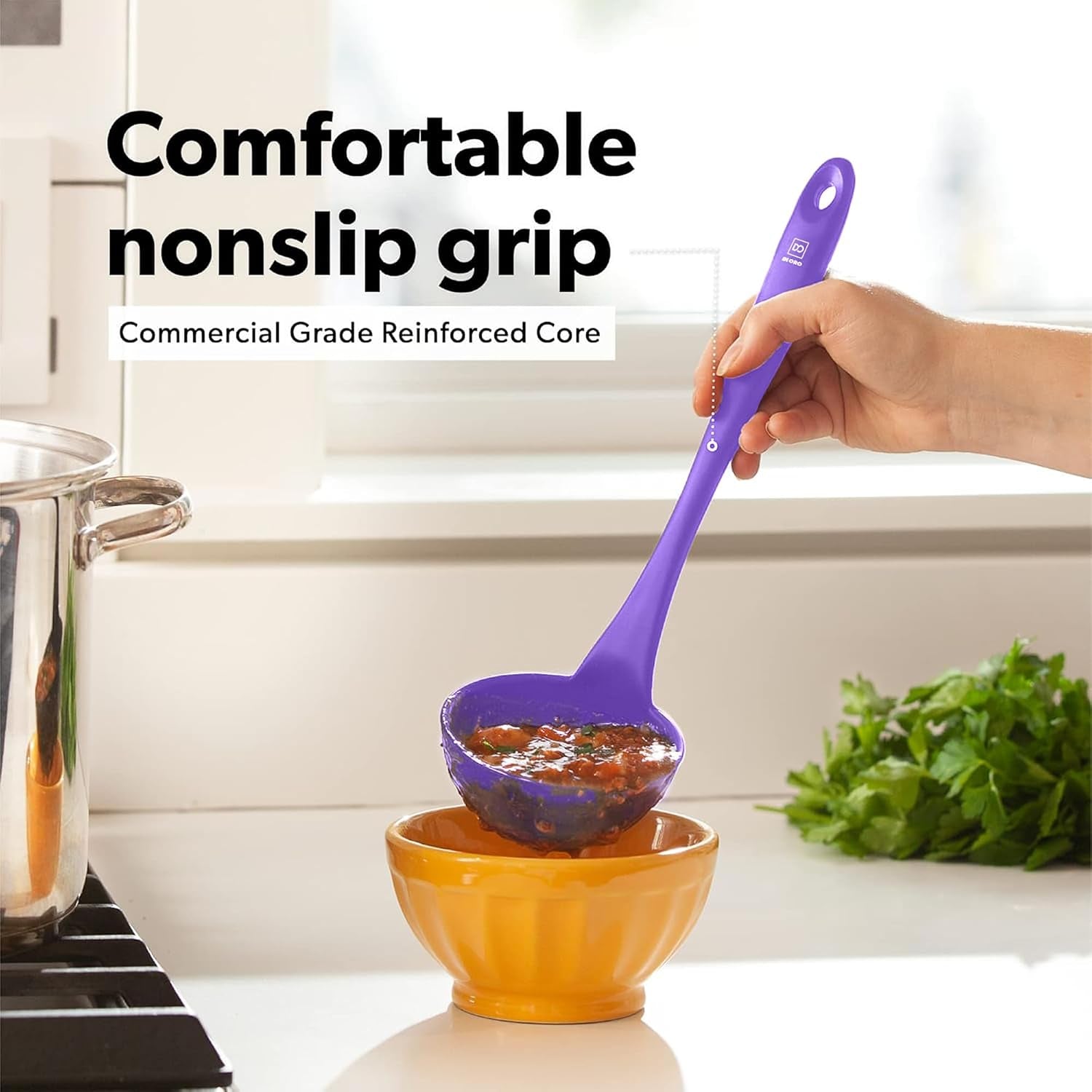 di-oro-silicone-ladle-cooking-spoons-set-600f-heat-resistant-lavender