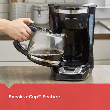 BLACK+DECKER 12-Cup Drip Coffee Maker with Vortex Brewing7