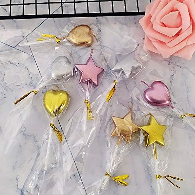 10-cute-heart-shaped-star-birthday-candles-cake-candle-toppers-for-party5-star-5heart-multi-colored