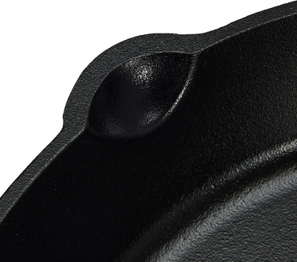 Pre-Seasoned Cast Iron Skillet, Oven Safe, Even Heating, Heat Distribution, Stove Compatible, Heavy-Duty, 15-Inch, Black3