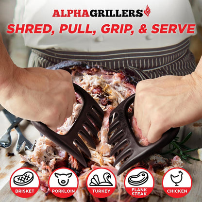Meat Shredder Claws BBQ Pulled Pork Bear Claws for Shredding | Smoker & Grilling Accessories, Chicken Shredder Tool, Pork Pulling Gift for Men2