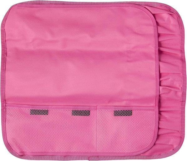 7-Pocket Knife Roll Storage Bag, Pink2