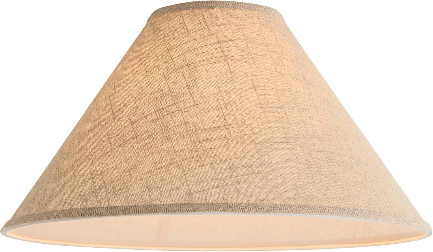 pre-assembled-laine-fine-extra-large-burlap-empire-shade-6x19x12-spider-6-top-x-19-bottom-x-10-5-high-x-12-slant-replacement-for-table-floor-lamps-harp-finial