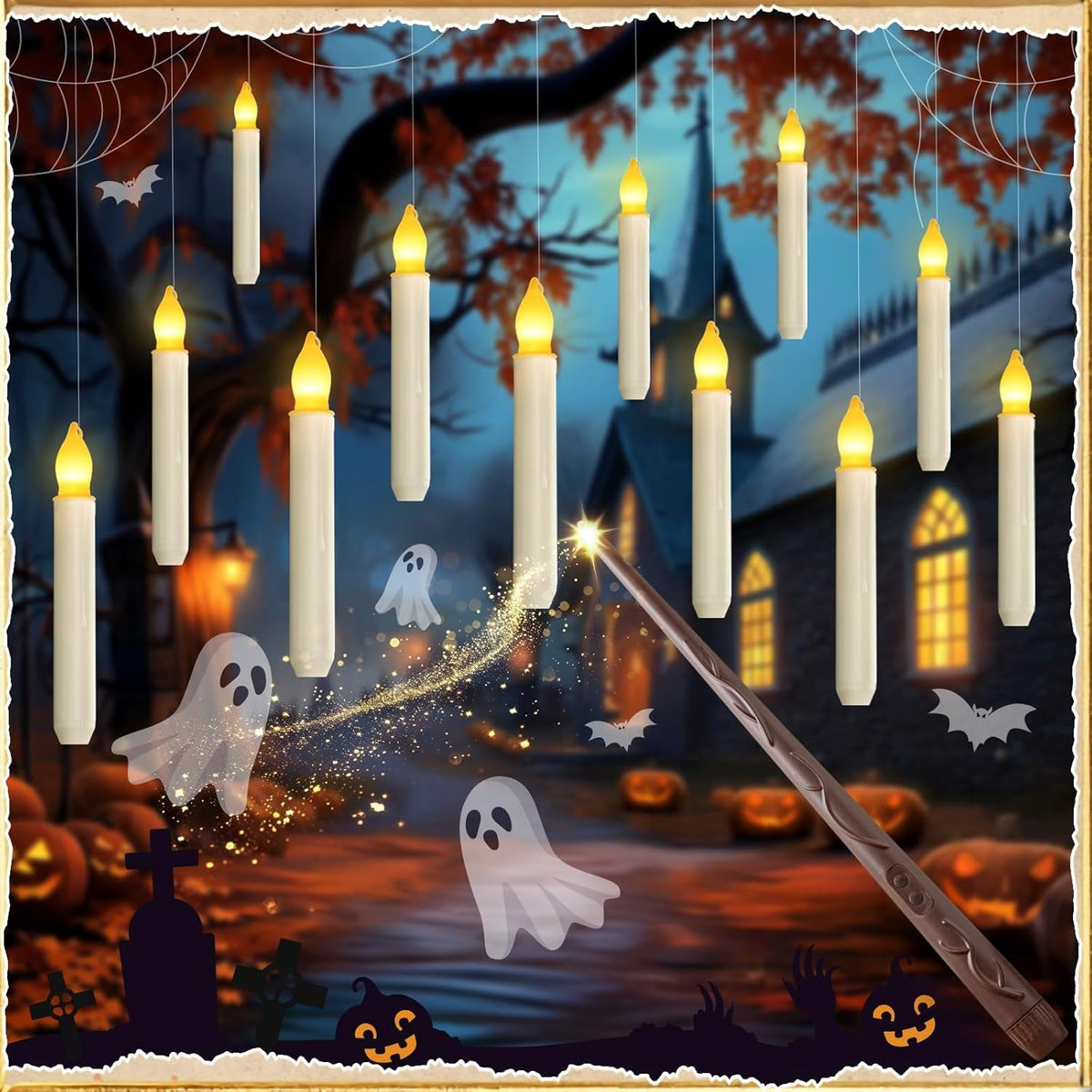 floating-candle-with-wand-remote-12-pcs-magical-candlesticks-witch-decors-warm-yellow-flameless-taper-candles-battery-operated-led-window-candle-for-halloween-party-decor