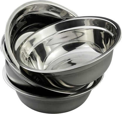 4-Pack Stainless Steel Metal Prep Bowl, Mixing Bowl, 2 Quart1