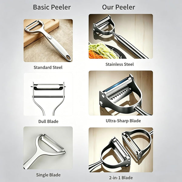 Multifunctional Vegetable Peeler Shredder Julienne Peeler6